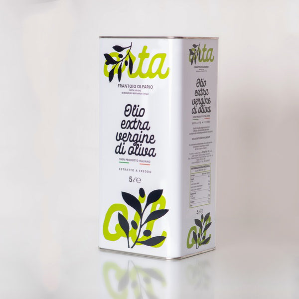 Olio EVO in latta da 5 litri
